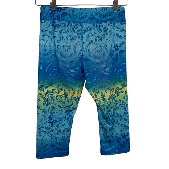 AVIA Cropped Tropic Colorful Leggings Size XL - Picture 2 of 4